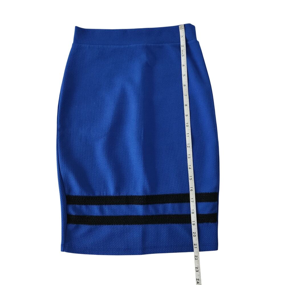Stylish Pencil Skirt in Dark Blue Size S - Picture 4 of 5